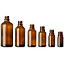 Apothekerflasche braun mit Tropfeinsatz